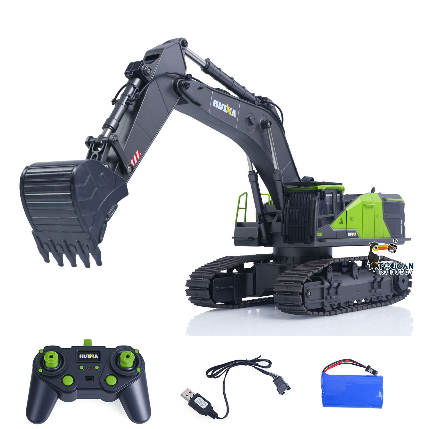 US Stock Toys HUINA 1/14 593 M - Rc Hobby Excavator review and price