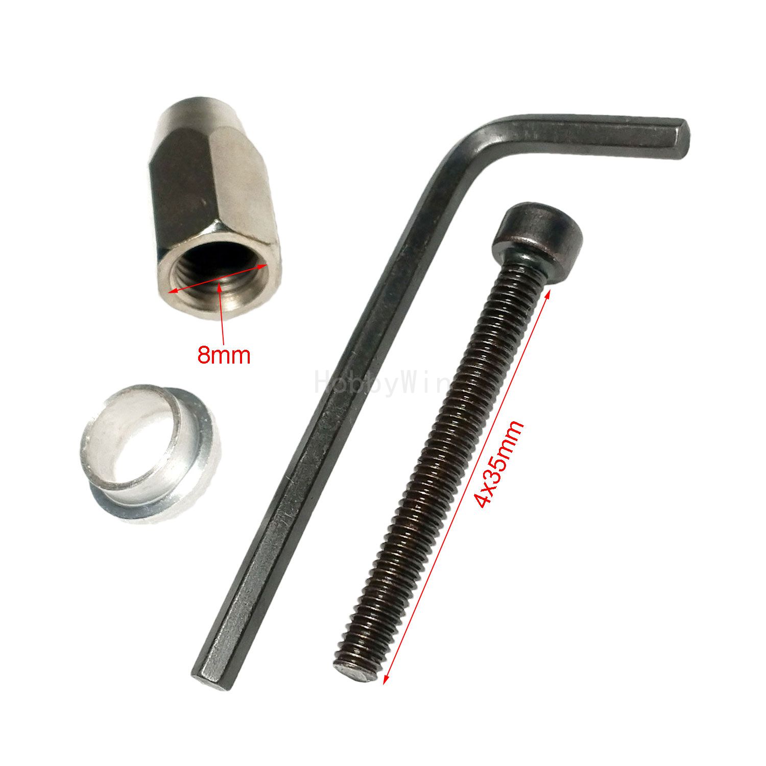Hex Nut 8mm & Screw 4x25mm for - Rc Hobby Nut review and price