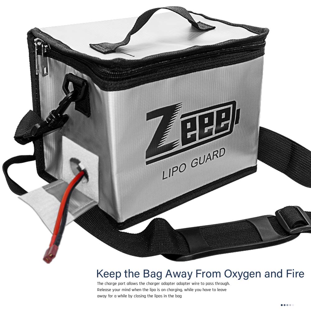 Zeee Lipo Battery Safe Bag 215 - Rc Hobby Tools review and price