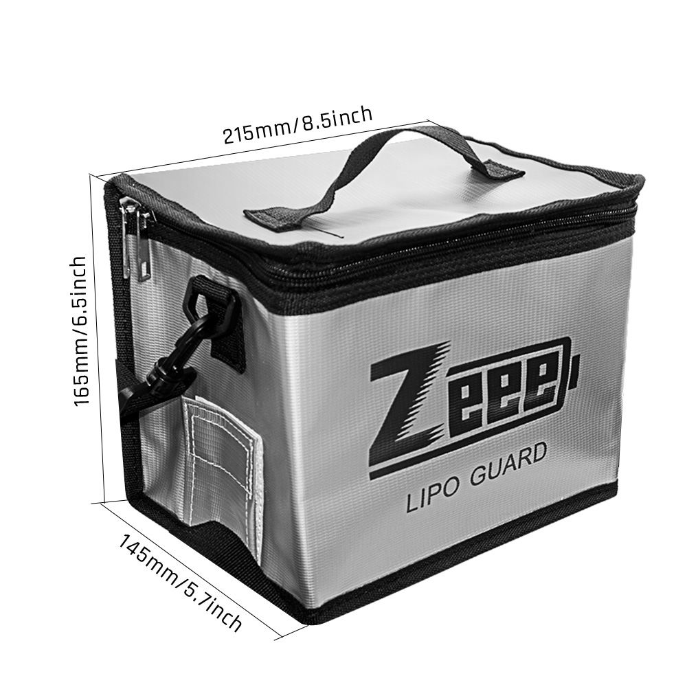 Zeee Lipo Battery Safe Bag 215 - Rc Hobby Tools review and price