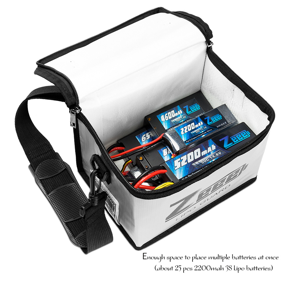 Zeee Lipo Battery Safe Bag 215 - Rc Hobby Tools review and price