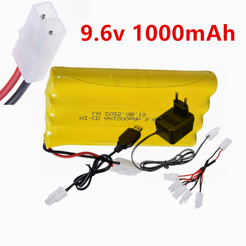 9.6v 1000mAh Ni-CD AA Recharge - Rc Hobby Model review and price
