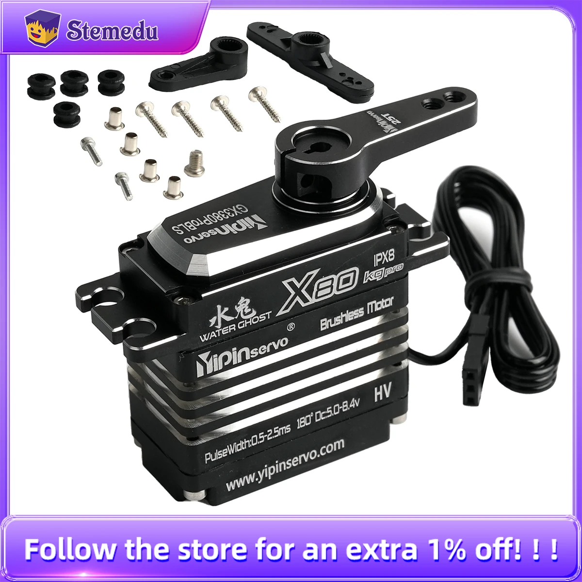 80KG Digital Servo Motor All M - Rc Hobby Model review and price