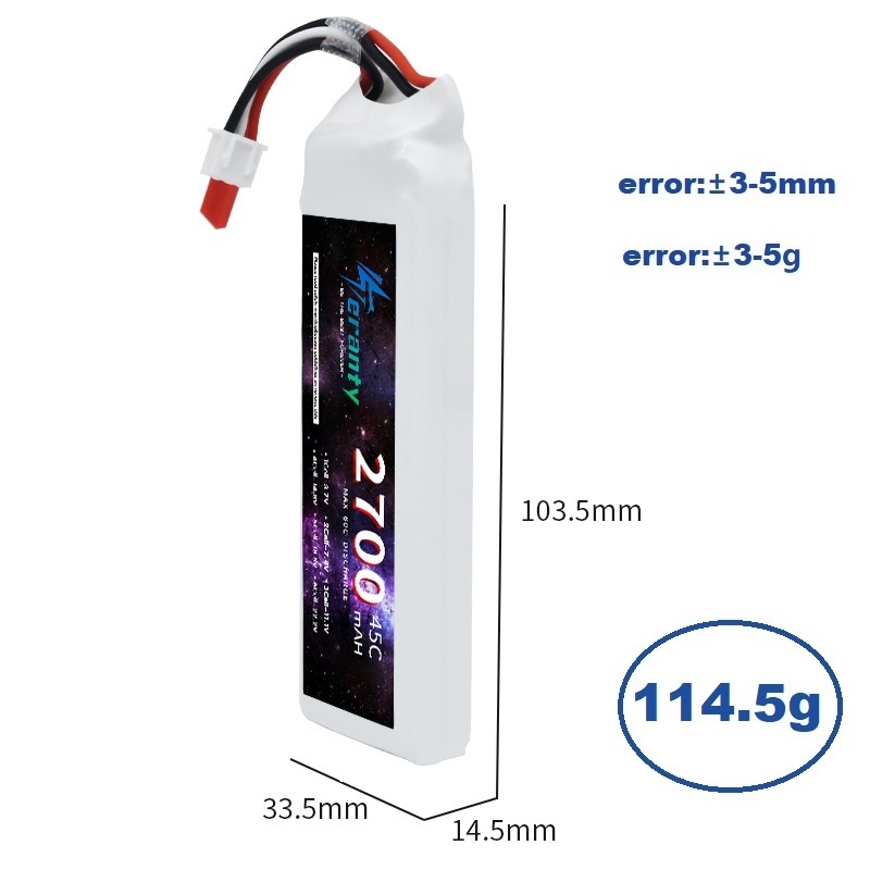 1/3PCS 2S 7.4V Lipo Battery 27 - Rc Hobby Model review and price
