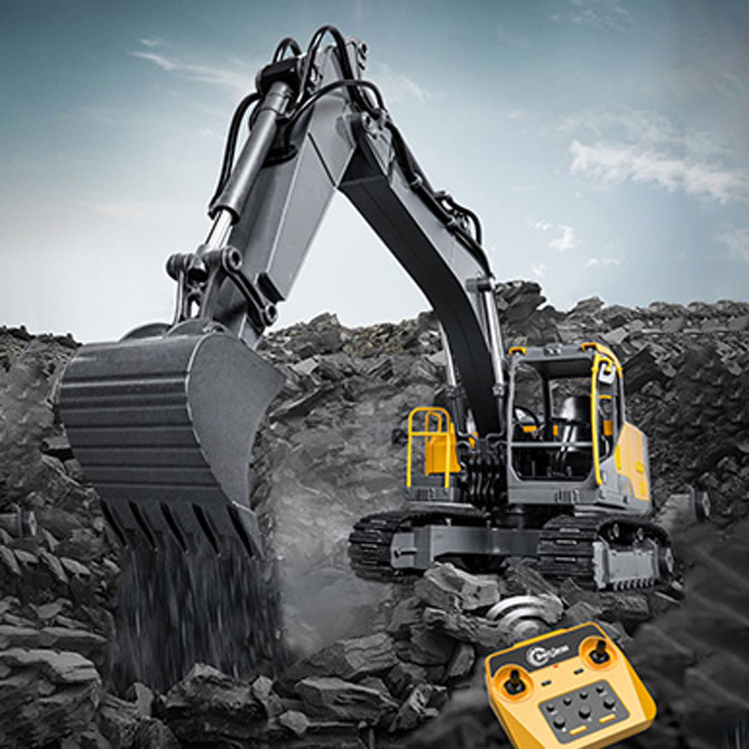 1/16 DoubleE E598 003 Electric - Rc Hobby Excavator review and price