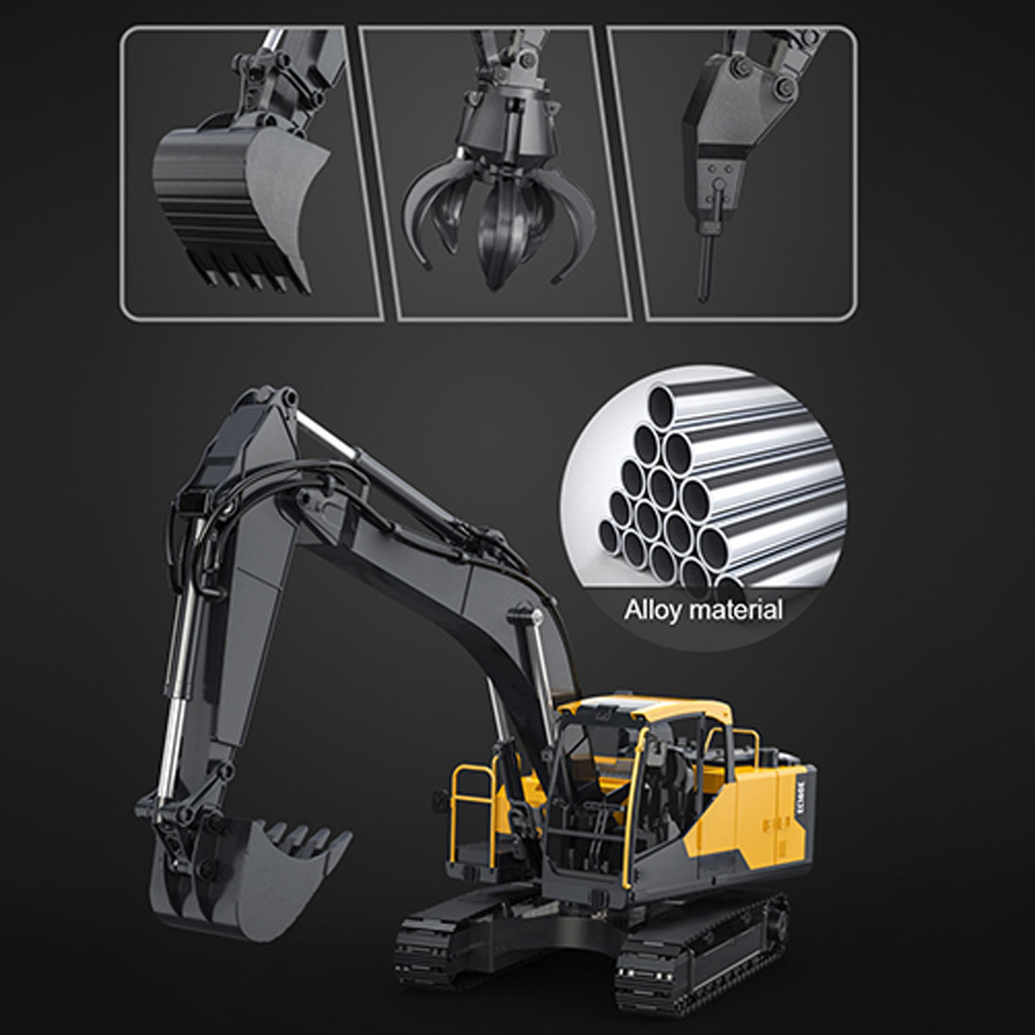 1/16 DoubleE E598 003 Electric - Rc Hobby Excavator review and price