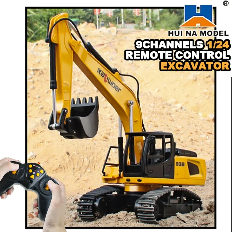 Huina Rc Excavator 1/24 9Ch Re - Rc Hobby Excavator review and price
