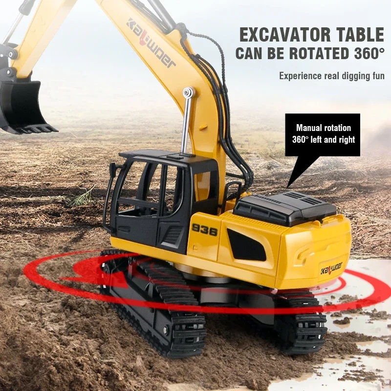 Huina Rc Excavator 1/24 9Ch Re - Rc Hobby Excavator review and price