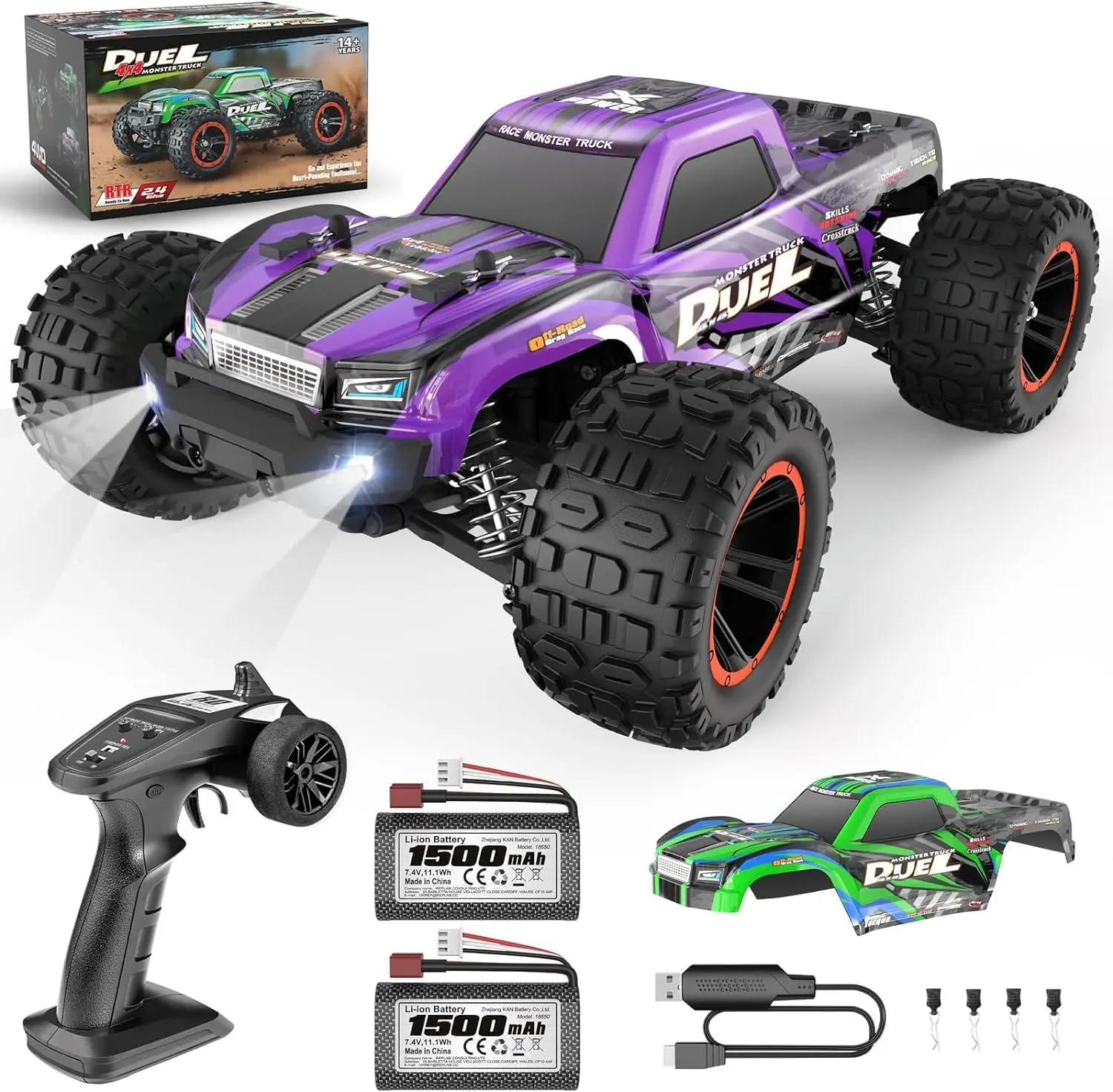 1:14 RC Trucks, High-Speed Rem - Rc Hobby Monster Truck review and price