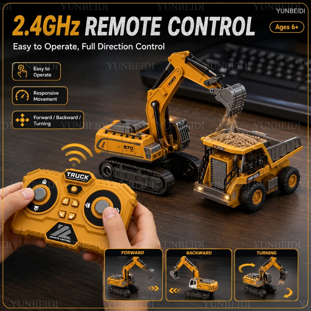 Remote Control Mini Alloy Car  - Rc Hobby Excavator review and price