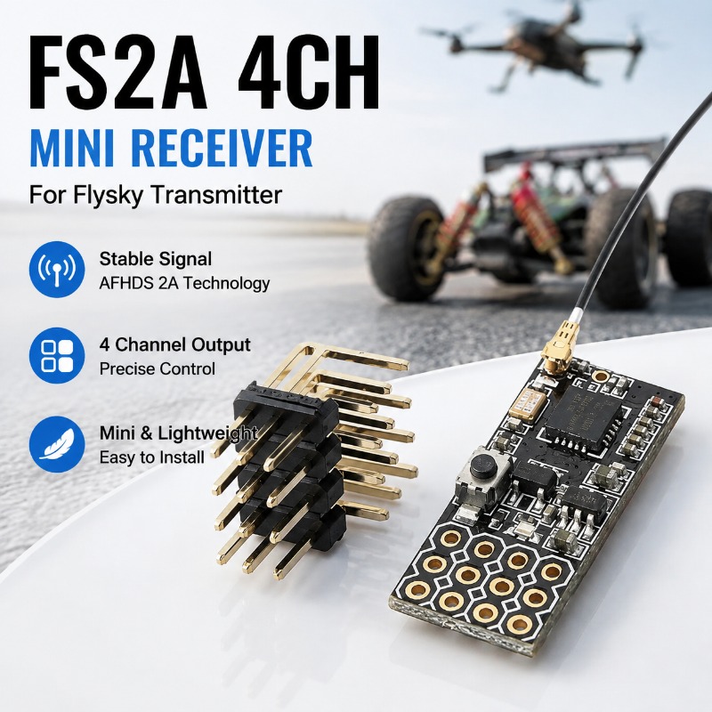 FS FS2A-4CH 4 Channel PWM Rece - Rc Hobby Usa review and price