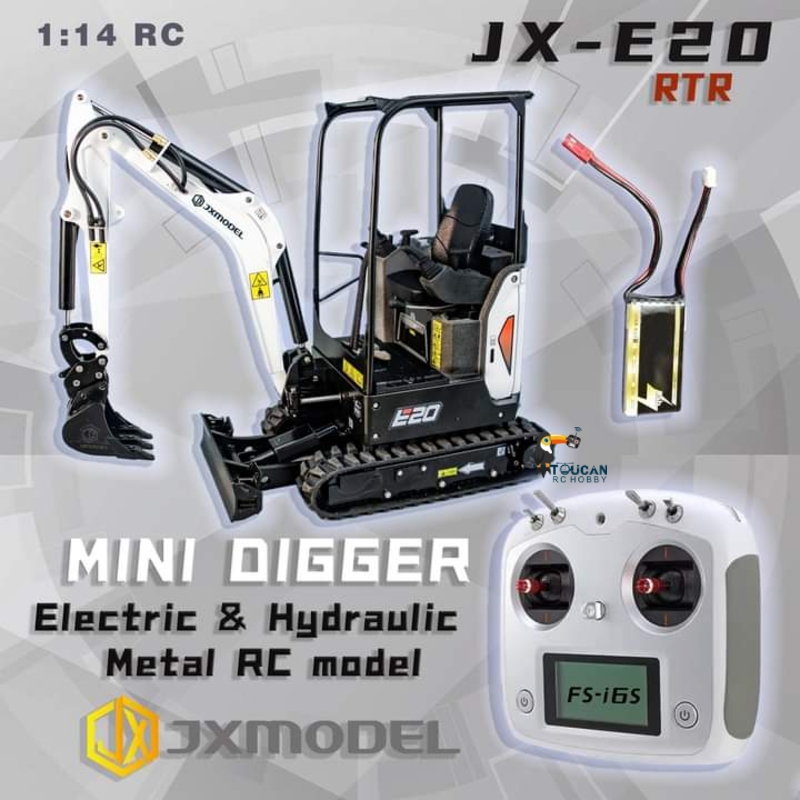 RTR JX E20 RC Mini Excavator 1 - Rc Hobby Excavator review and price