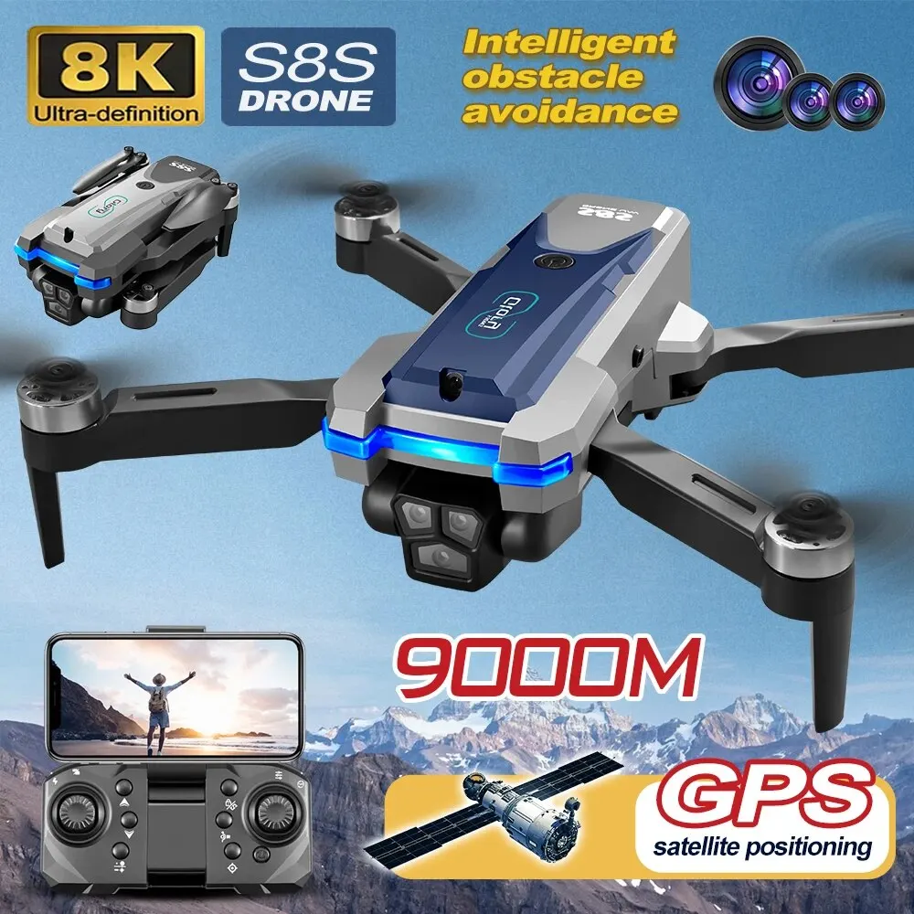 S8S GPS Drone 5G Wifi 8K HD Du - Rc Hobby Wire review and price